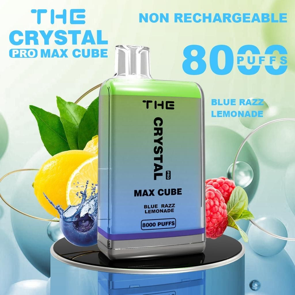 The Crystal Pro Max Cube 8000 Disposable Vape | Now Only £10