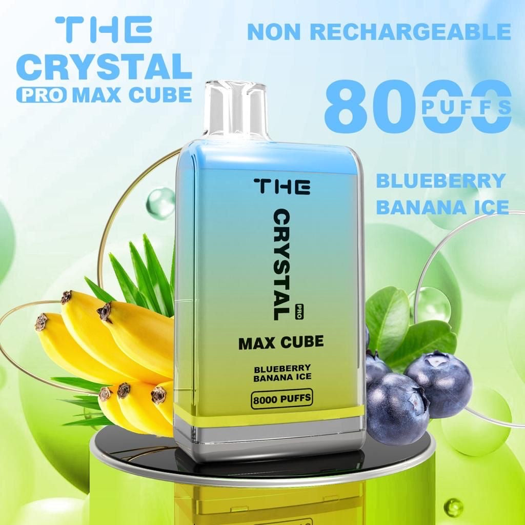 The Crystal Pro Max Cube 8000 Disposable Vape | Now Only £10