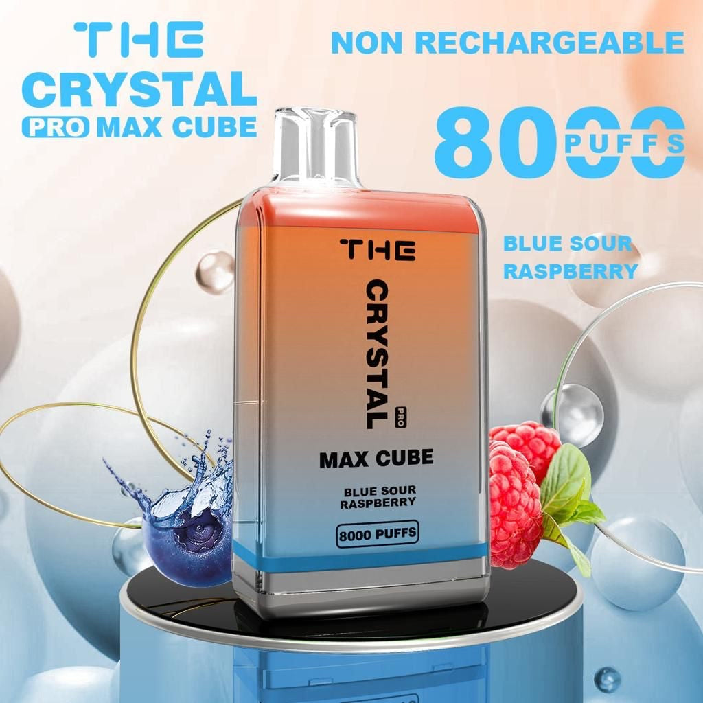 The Crystal Pro Max Cube 8000 Disposable Vape | Now Only £10