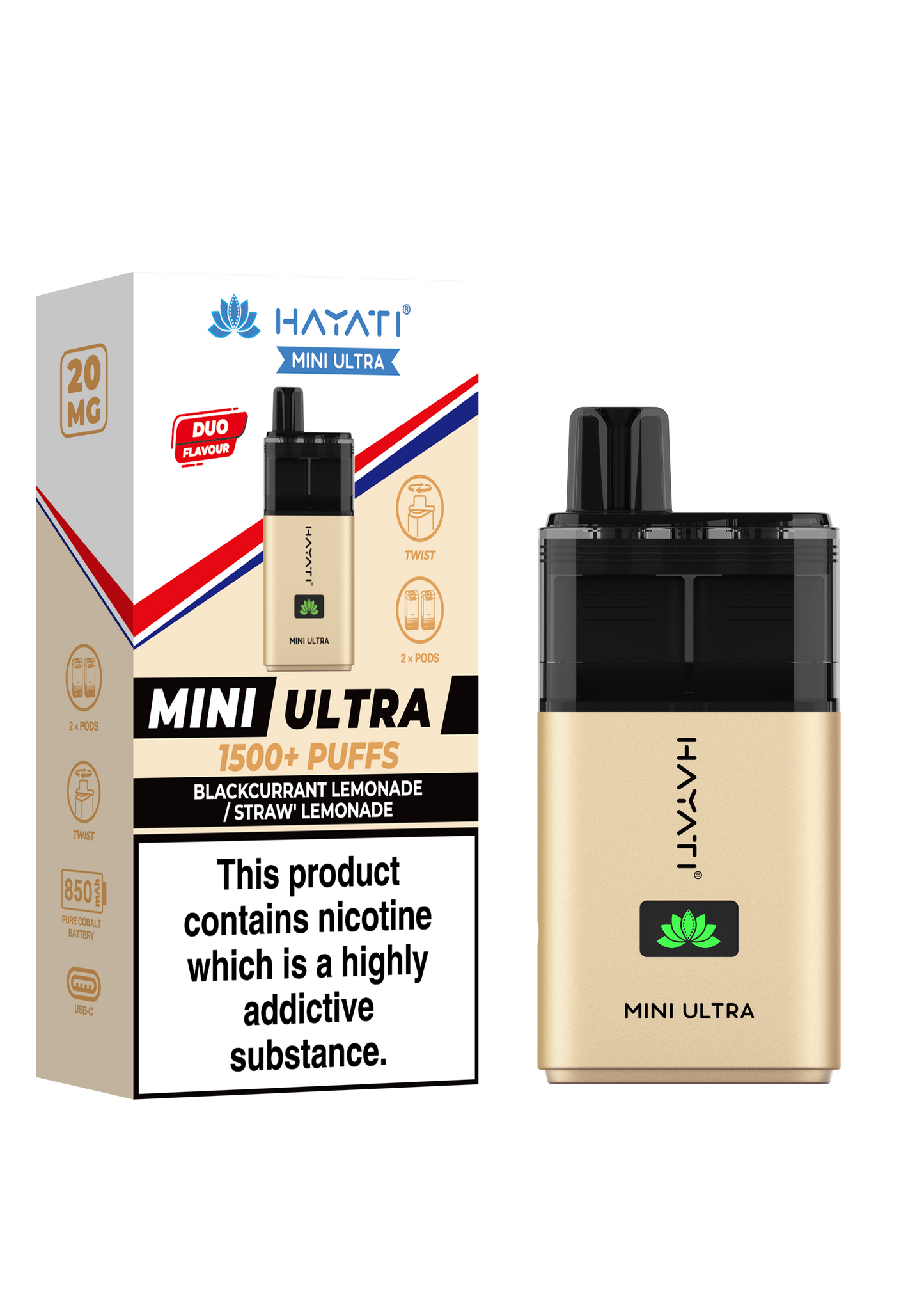 Hayati Mini Ultra 1500+ Puffs