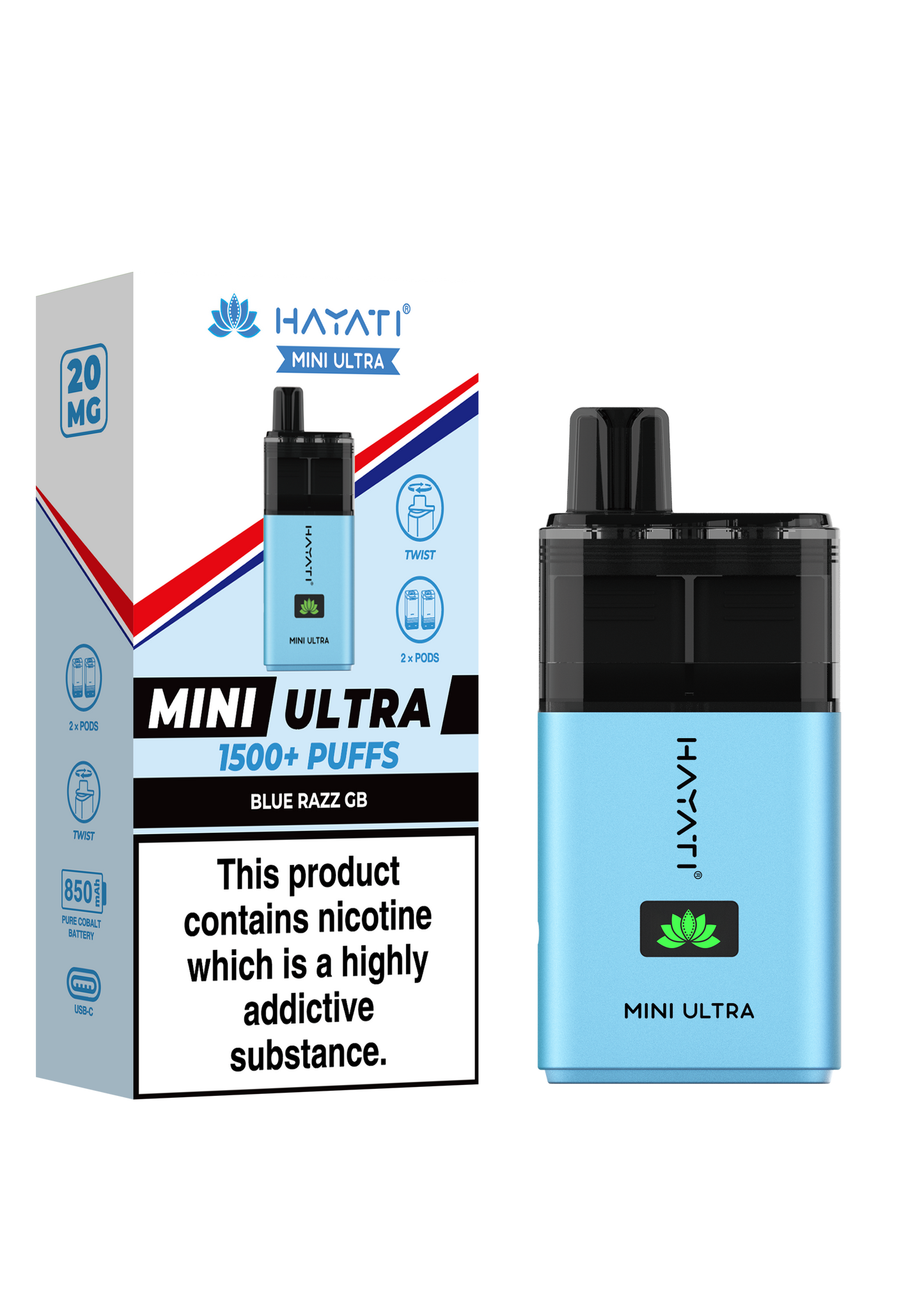 Hayati Mini Ultra 1500+ Puffs