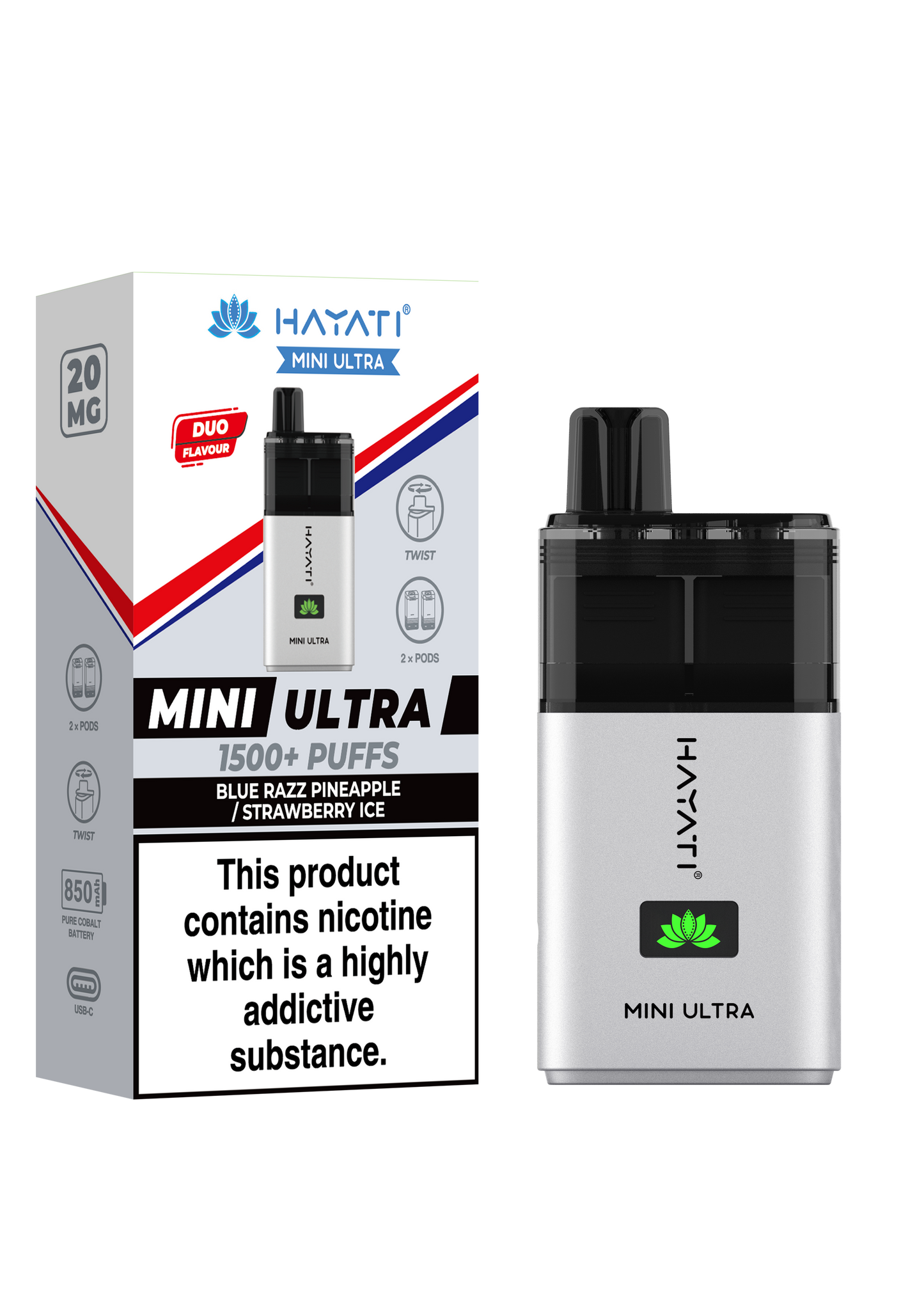 Hayati Mini Ultra 1500+ Puffs