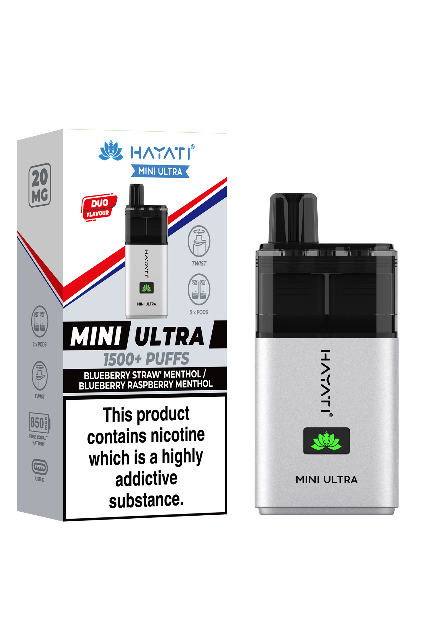 Hayati Mini Ultra 1500+ Puffs