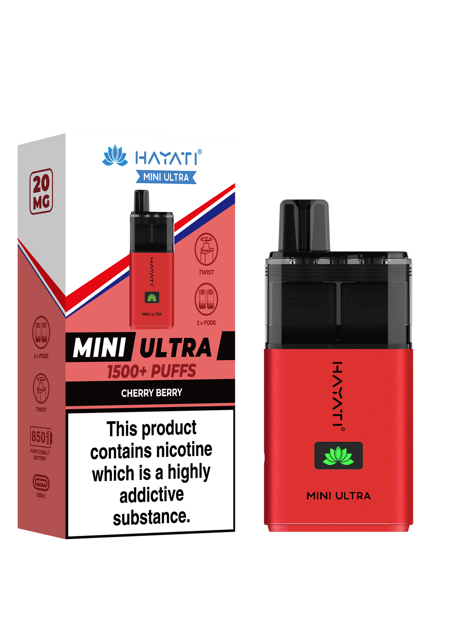 Hayati Mini Ultra 1500+ Puffs