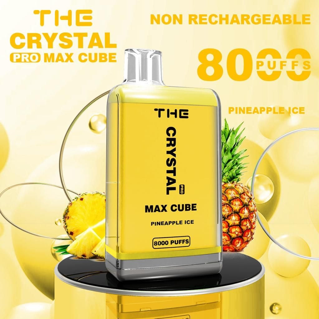 The Crystal Pro Max Cube 8000 Disposable Vape | Now Only £10