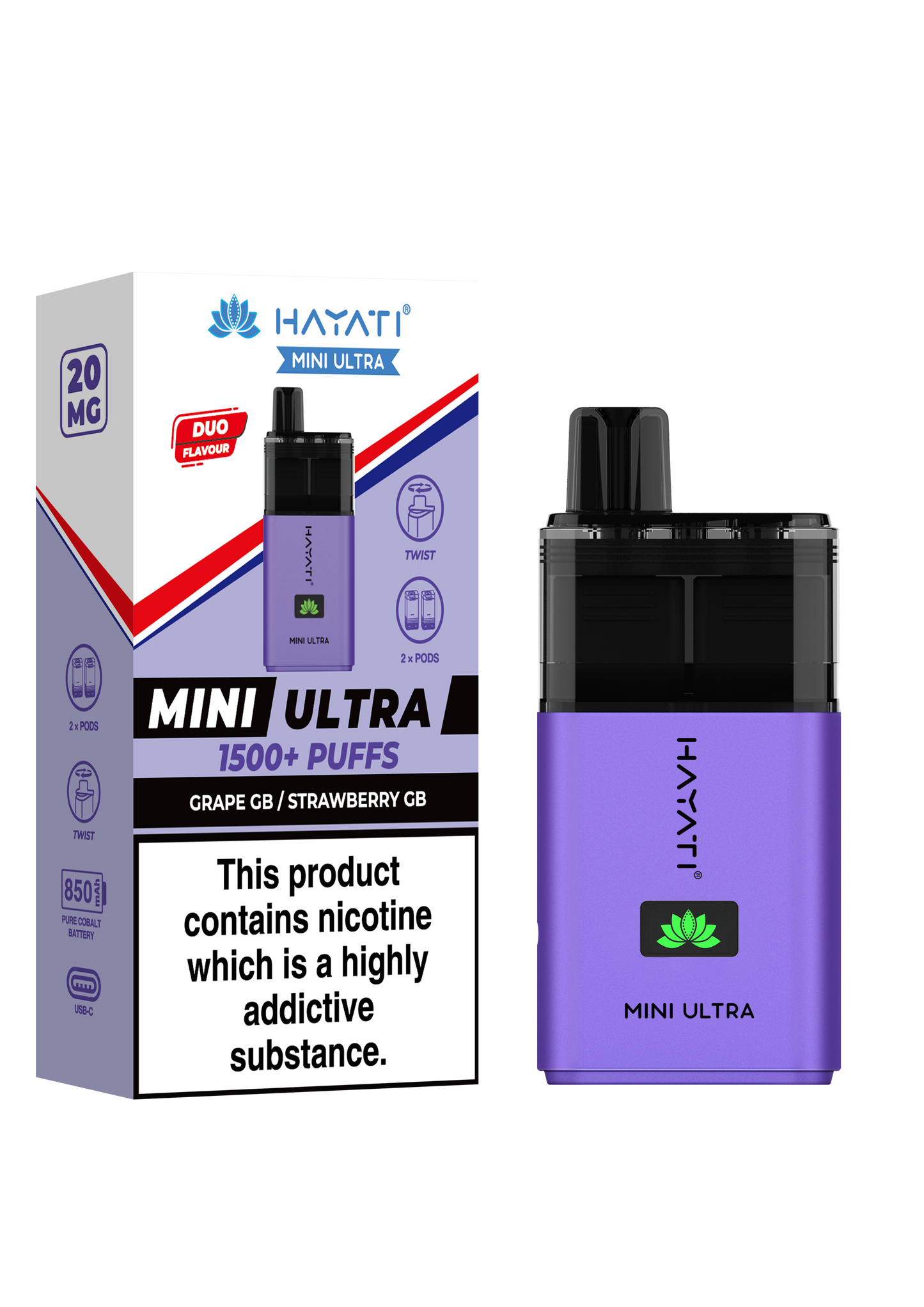 Hayati Mini Ultra 1500+ Puffs