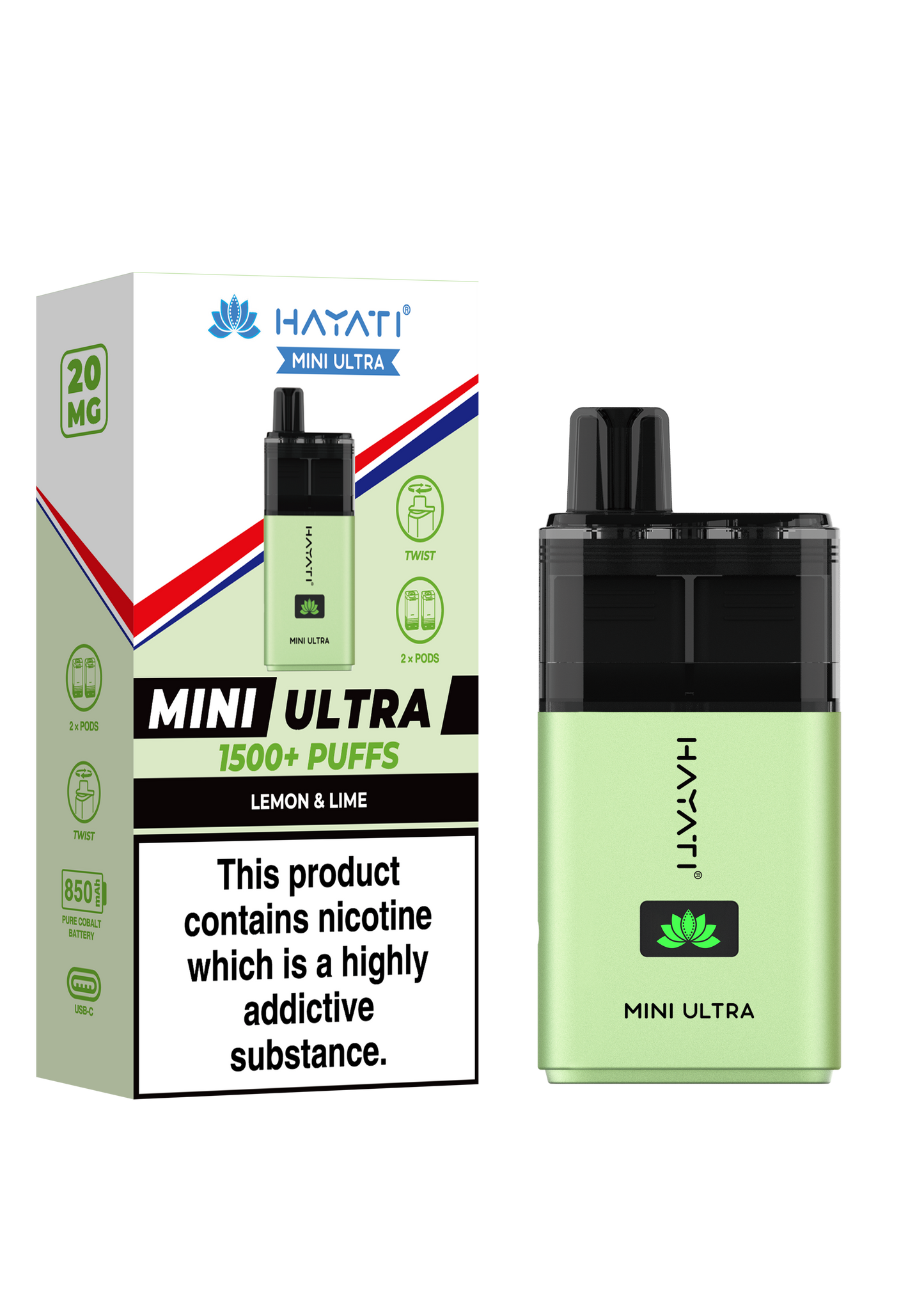 Hayati Mini Ultra 1500+ Puffs