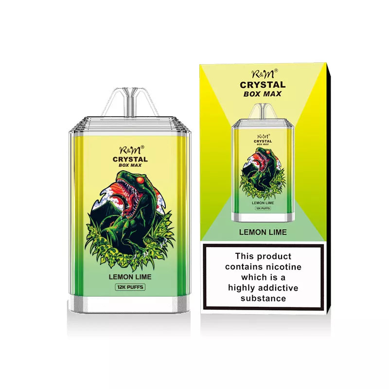 R and M Crystal Box Max 12,000 Puffs