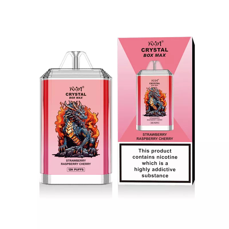 R and M Crystal Box Max 12,000 Puffs