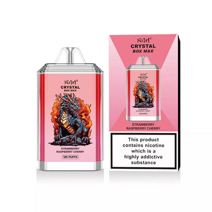 R and M Crystal Box Max 12,000 Puffs