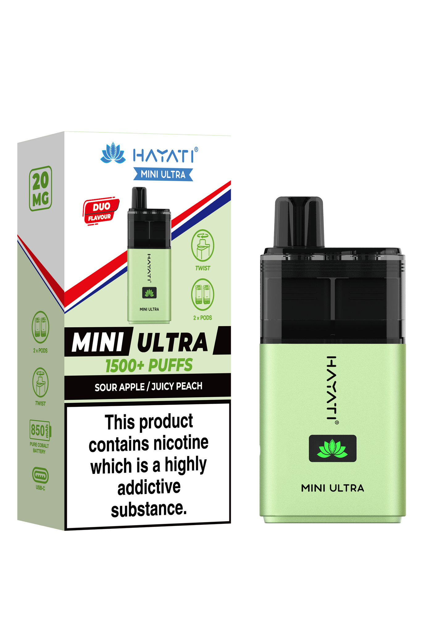 Hayati Mini Ultra 1500+ Puffs