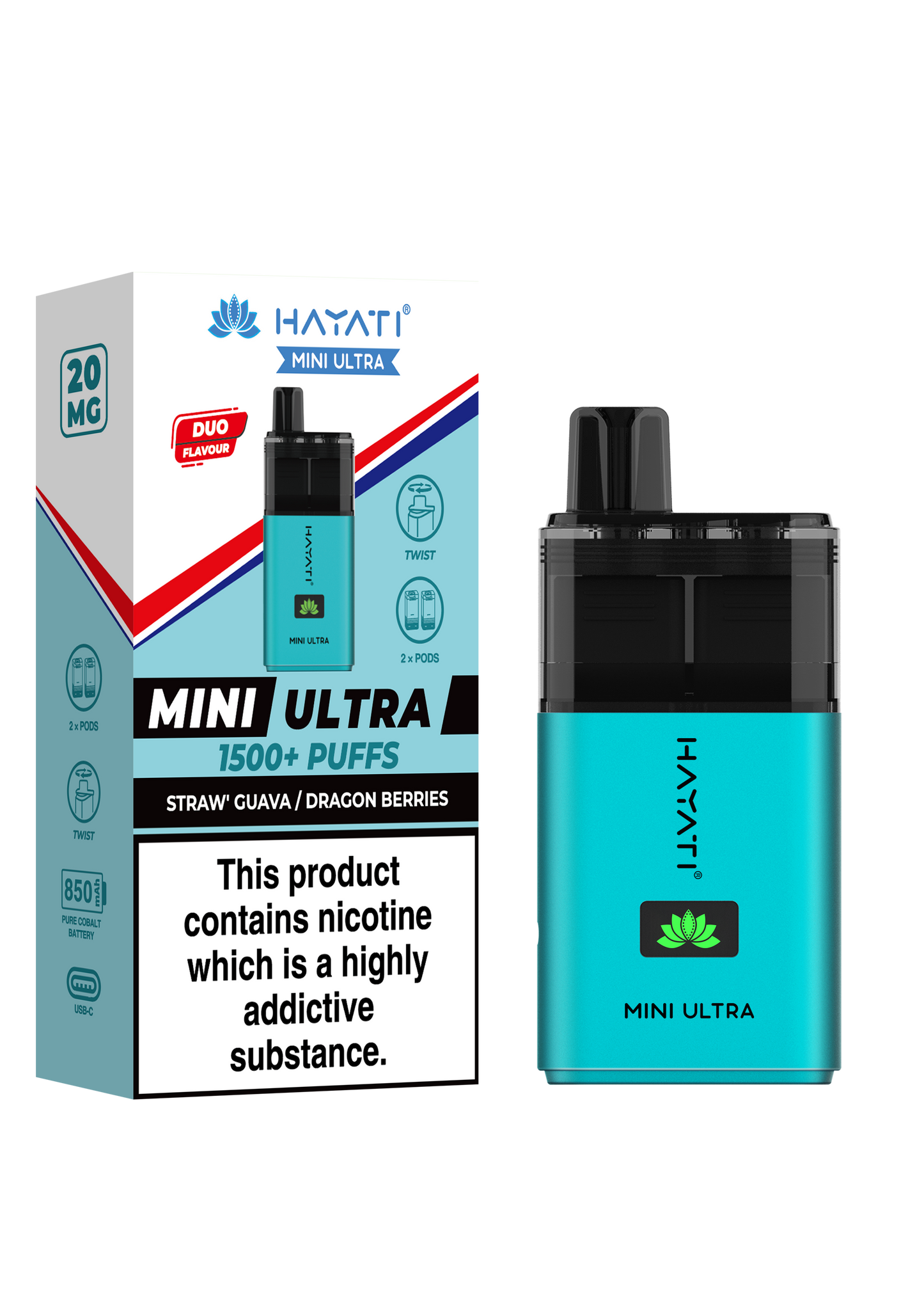 Hayati Mini Ultra 1500+ Puffs