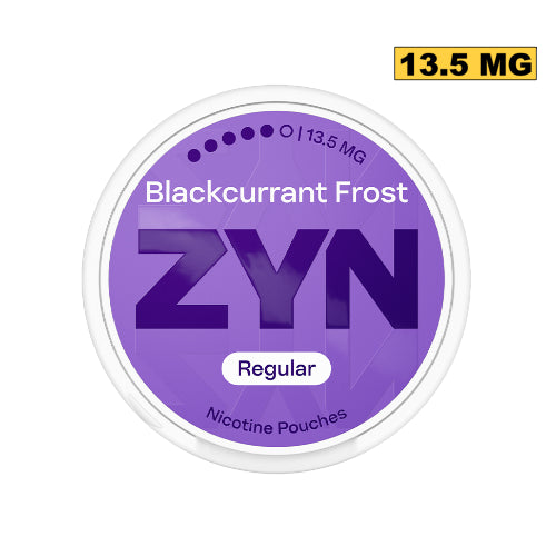 Blackcurrant Frost Regular 13.5mg - ZYN Nicotine Pouches