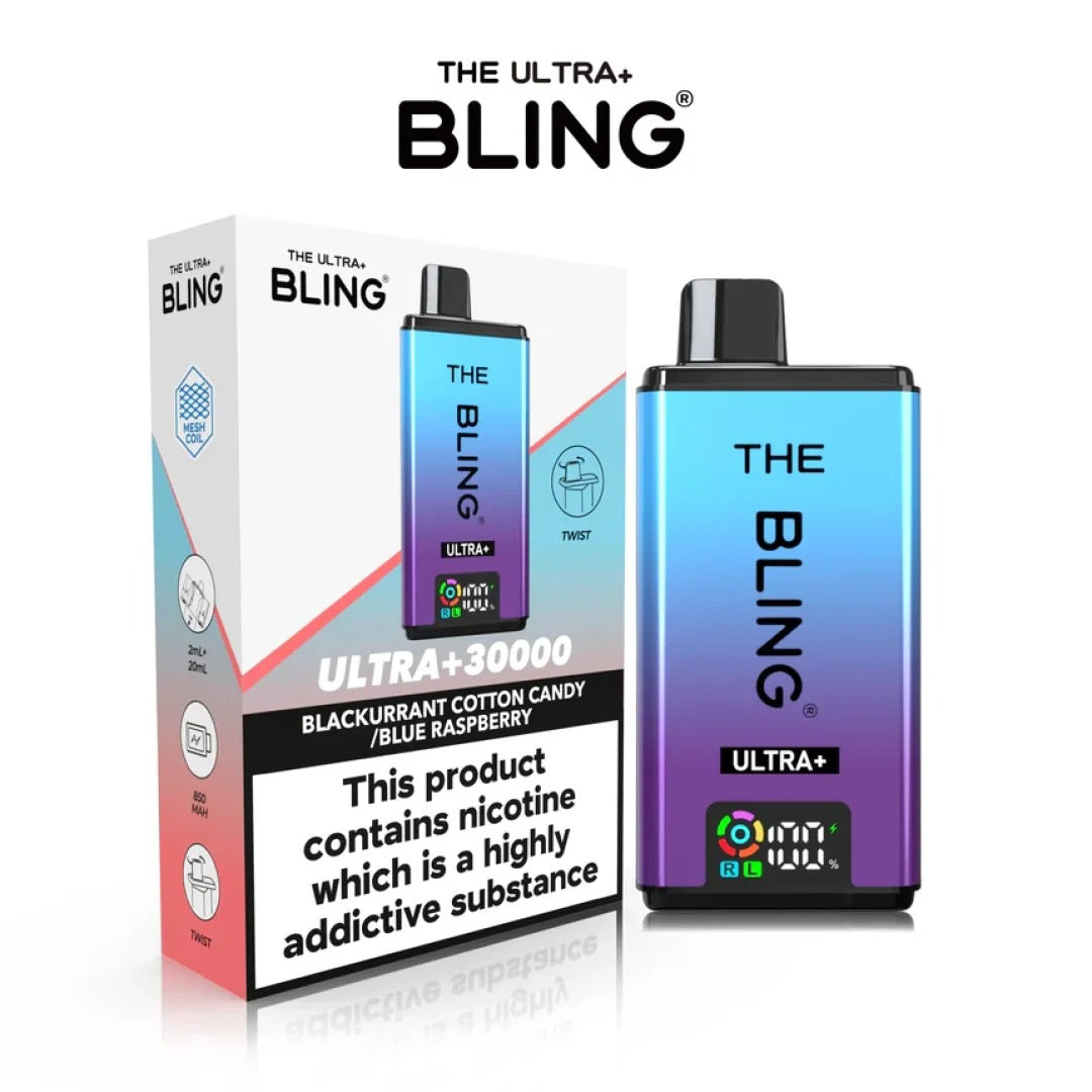 The Crystal Bling Ultra+ 30K Prefilled Pod Vape Kit