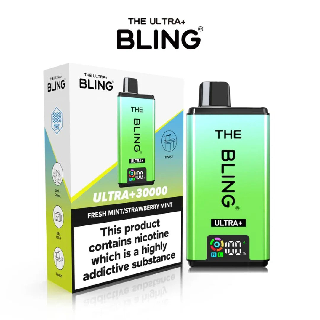 The Crystal Bling Ultra+ 30K Prefilled Pod Vape Kit