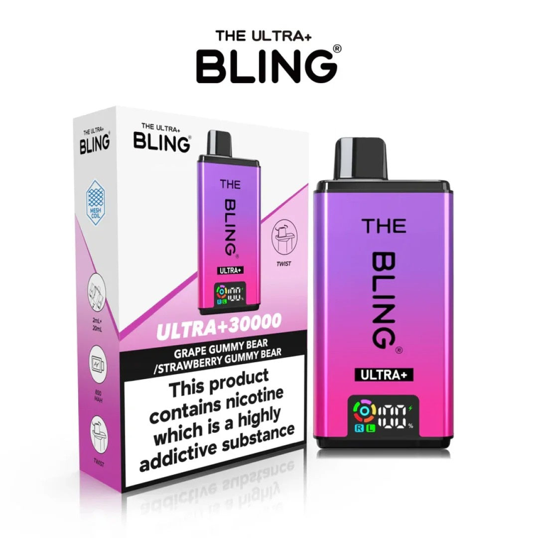 The Crystal Bling Ultra+ 30K Prefilled Pod Vape Kit