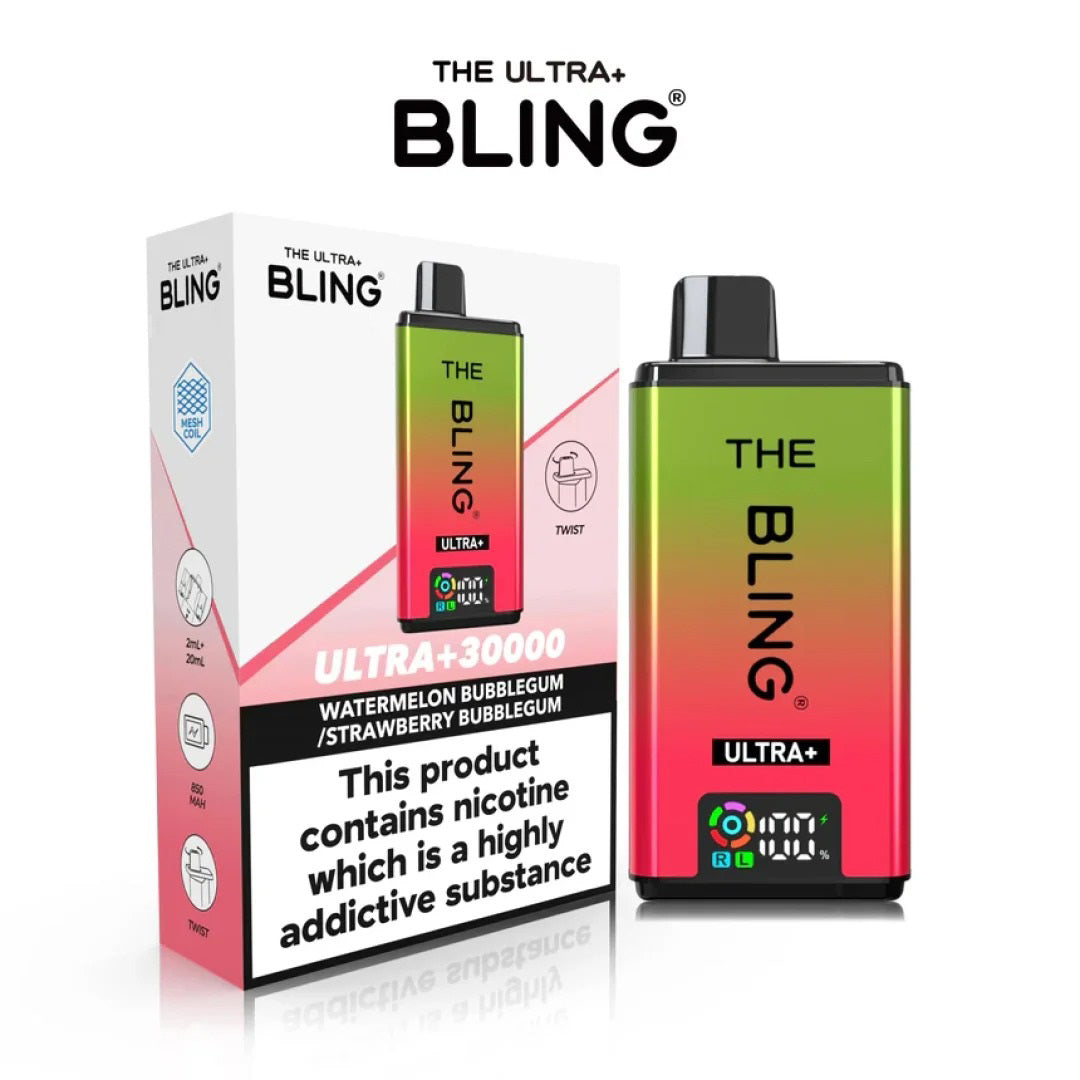 The Crystal Bling Ultra+ 30K Prefilled Pod Vape Kit