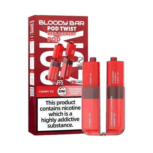 Cherry Ice / Strawberry Raspberry Cherry Ice -  Bloody Bar Ultra Twist 20k Refill Pods