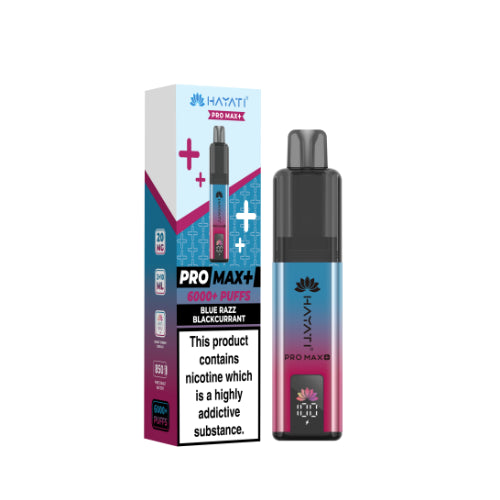 Blue Razz Blackcurrant - Hayati Pro Max Plus 6000 Refill Pods *New* | £ ...