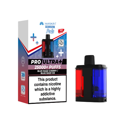 Blue Razz Cherry / Blue Razz Gummy Bear - Hayati Pro Ultra 25K Refill Pods
