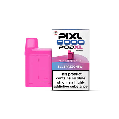 Blue Razz Chew - Pixl 8000 Replacement Pods