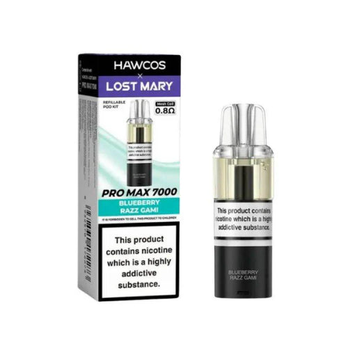 Blueberry Razz Gami – Lost Mary x Hawcos Pro Max 7000 Refill Pods
