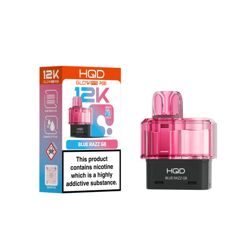 Blue Razz GB – HQD Glow Pro 12k Refill Pods