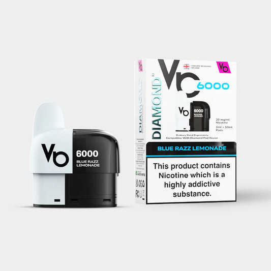 Blue Razz Lemonade - Diamond 6000 Replacement Pods