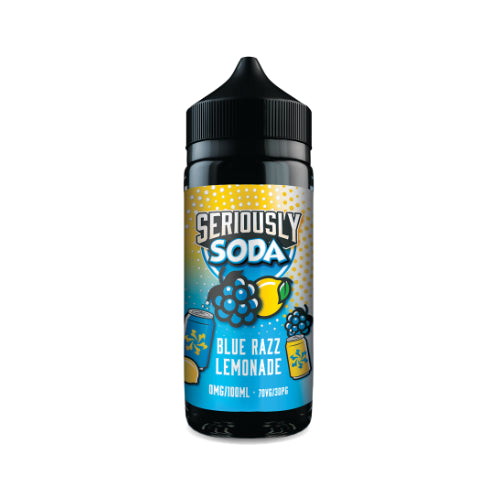 Blue Razz Lemonade - Seriously Soda 100ml Shortfill E-Liquid