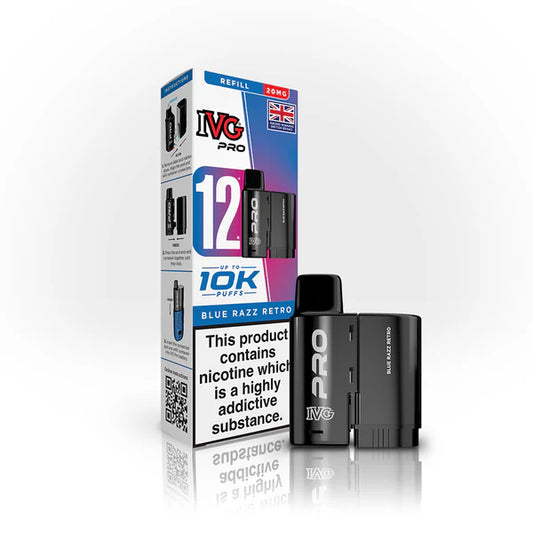 Blue Razz Retro - IVG Pro 12 10K Replacement Pods