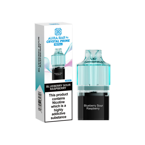 Blueberry Sour Raspberry - Crystal Prime Aura 10k Replacement Pods
