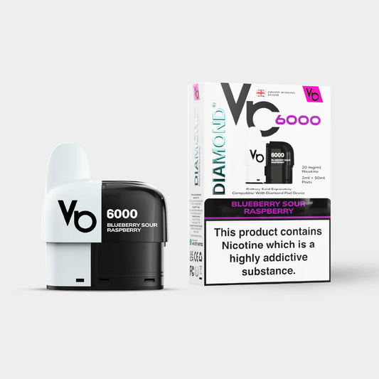 Blueberry Sour Raspberry - Diamond 6000 Replacement Pods