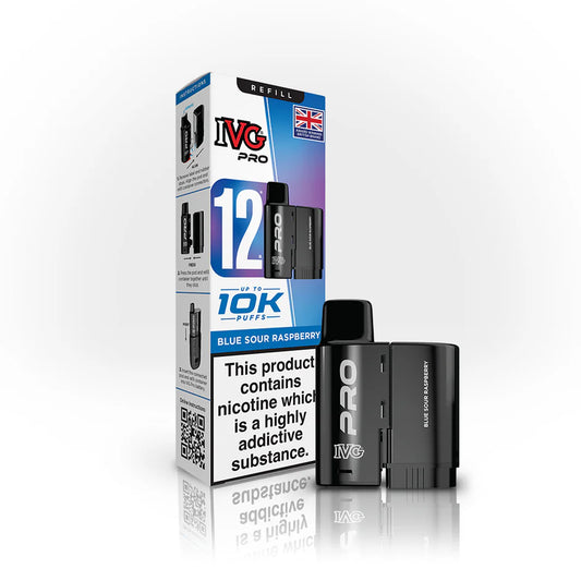 Blue Sour Raspberry - IVG Pro 12 10K Replacement Pods