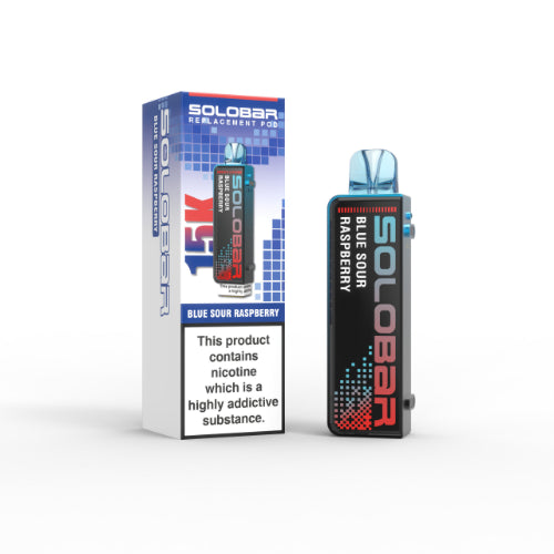 Blue Sour Raspberry – Solobar 15K Replacement Pods