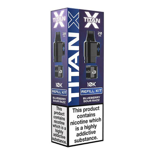 Blueberry Sour Razz - Titan X 10k Replacement Pods