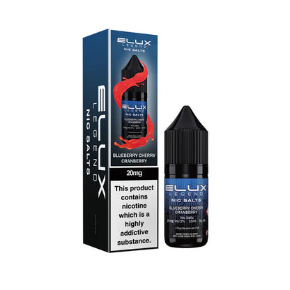 Blueberry Cherry Cranberry - Elux Legend Nic Salts 10ml