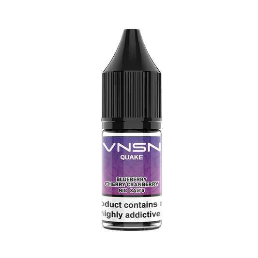 Blueberry Cherry Cranberry - VNSN Quake Nic Salts 10ml