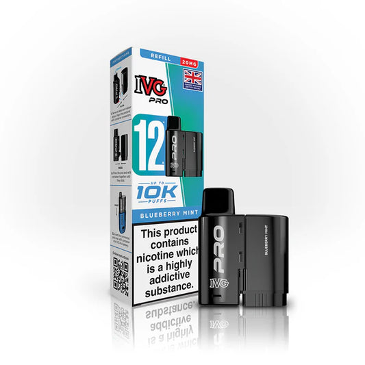 Blueberry Mint - IVG Pro 12 10K Replacement Pods