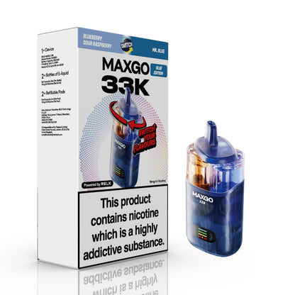 RELX Maxgo Combo 33k Prefilled Dual Flavour Pod Kit