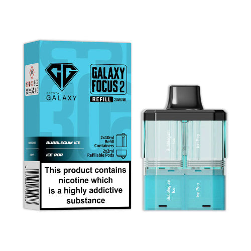 Bubblegum Ice / Ice Pop Crystal Galaxy Focus 2 30K Refill Pods