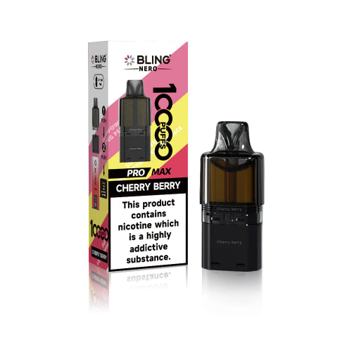 Cherry Berry - Crystal Bling Nero 10K Refill Pods