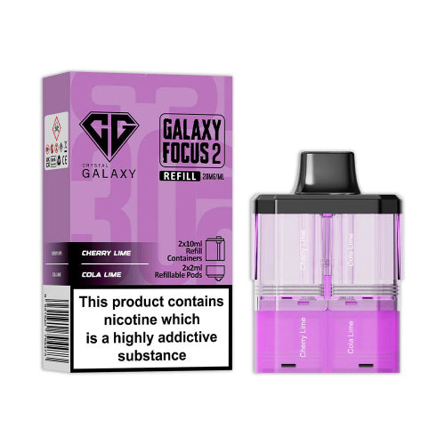 Cherry Lime / Cola Lime Crystal Galaxy Focus 2 30K Refill Pods