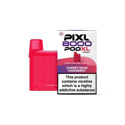 Cherry Sour Raspberry - Pixl 8000 Replacement Pods *New*