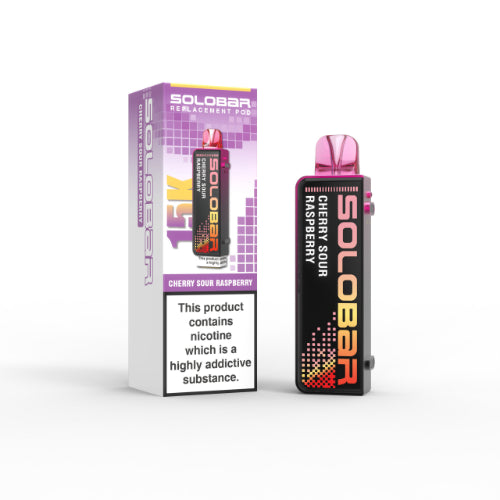 Cherry Sour Raspberry – Solobar 15K Replacement Pods