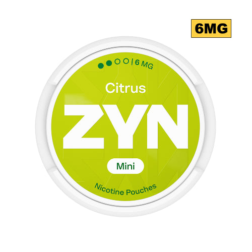 Citrus Mini 6mg - ZYN Nicotine Pouches