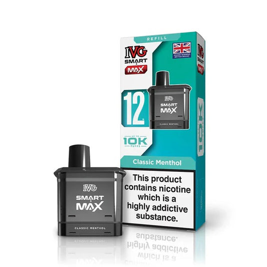 Classic Menthol - IVG Smart Max 10k Replacement Pods