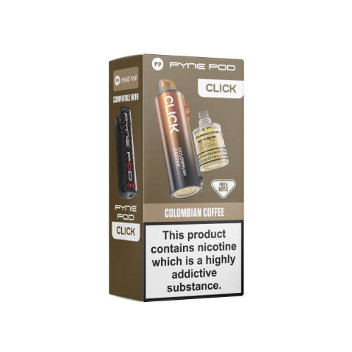 Columbian Coffee – Pyne Pod Click 50K Replacement Pods *New*