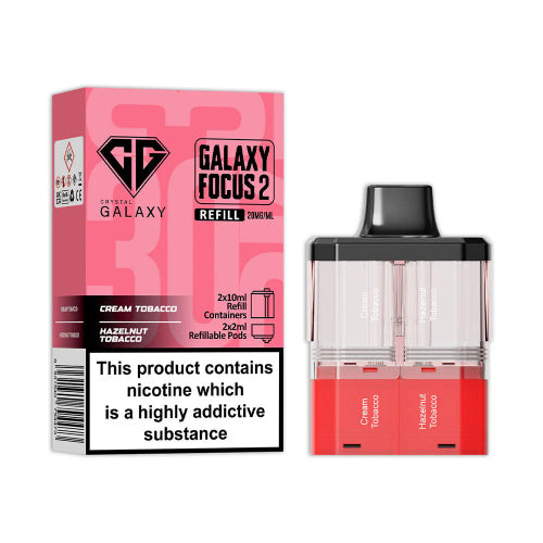 Cream Tobacco / Hazelnut Tobacco Crystal Galaxy Focus 2 30K Refill Pods