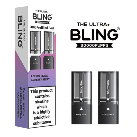 Berry Blaze / Cherry Berry - Bling Ultra+ 30K Refill Pods