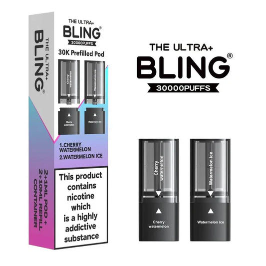 Cherry Watermelon / Watermelon Ice - Bling Ultra+ 30K Refill Pods
